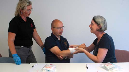 Insafety - Eerste Hulp opleiding van Het Oranje Kruis